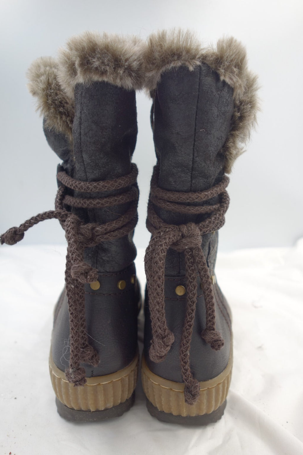 ES0644 Damen Stiefel von Relife, braun, gefüttert, Gr. 363