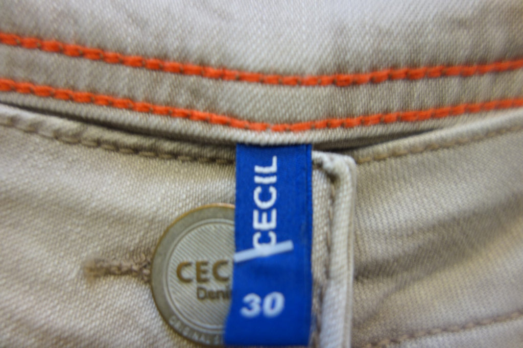 EK0377 Damen Hose von cecil, beige, gr. 30 (32inch)2