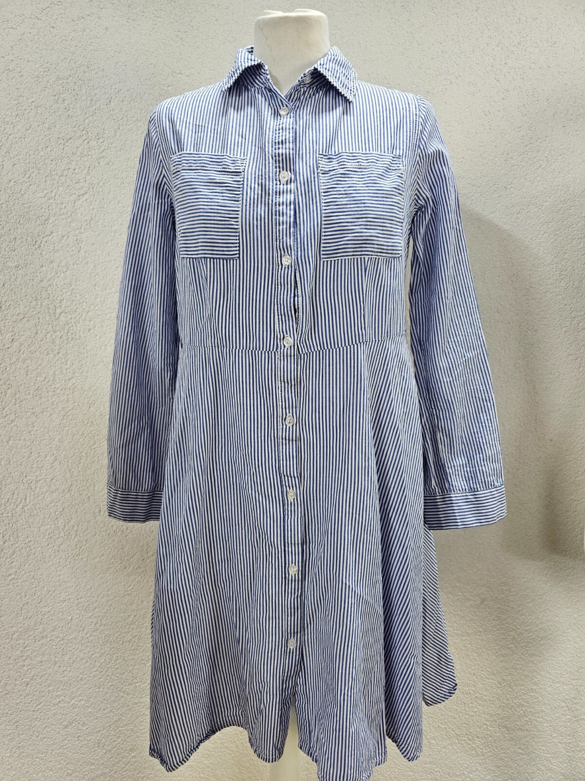 EK4786 Damen Kleid von Hailys, blau-weiß, Gr.S0