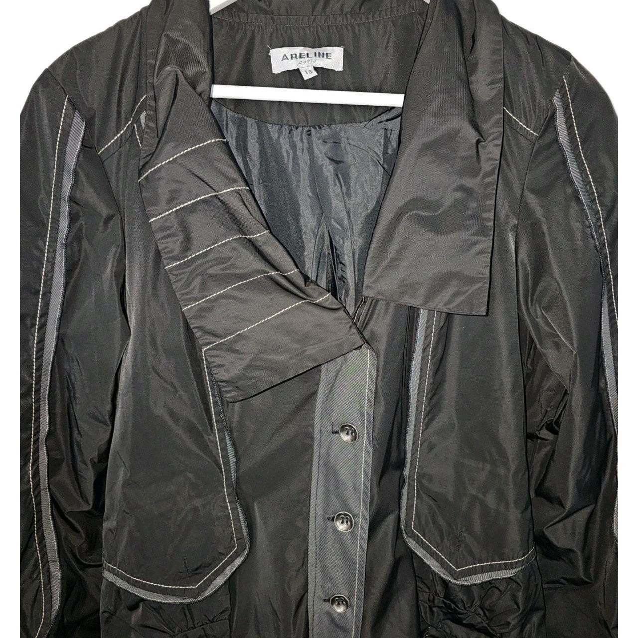 EK10978 Damen Mantel von Areline, Schwarz, Gr. 421