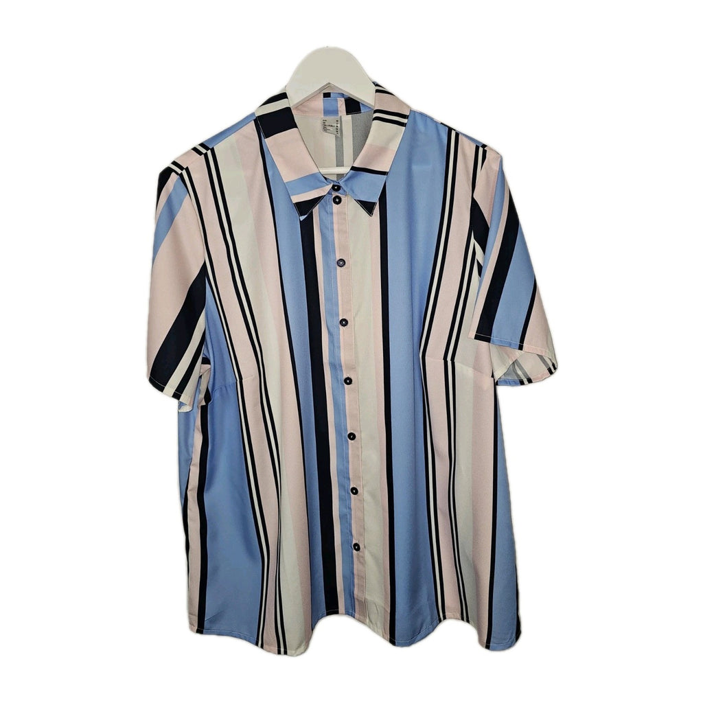 EK10964 Damen Bluse von AproductZ, rosa-blau, Gr.480