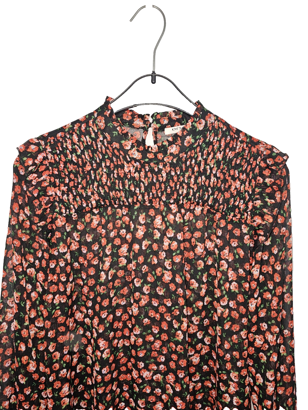 EK8026 Damen Bluse von Orsay,  Schwarz/Rot, Gr. M1