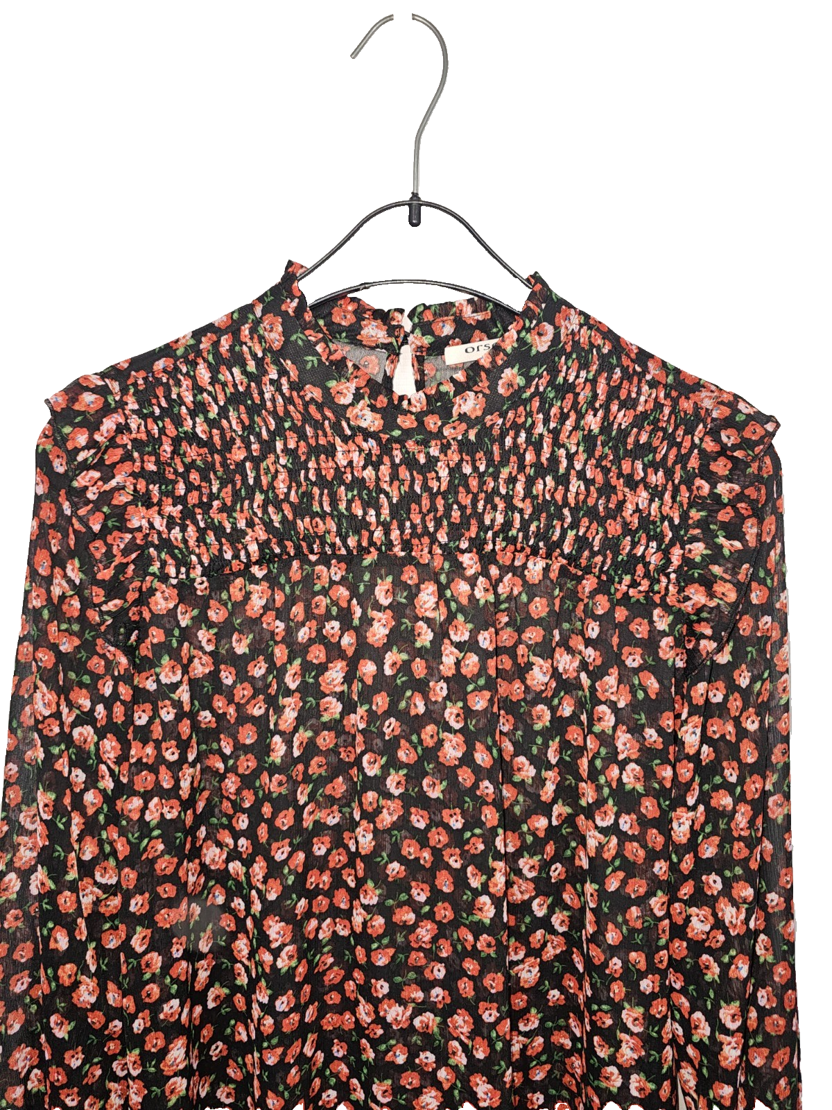 EK8026 Damen Bluse von Orsay,  Schwarz/Rot, Gr. M1