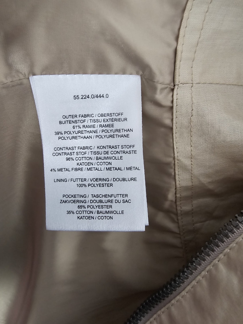 EK9172 Damen Trenchcoat von Creenstone, Beige, Gr. 444