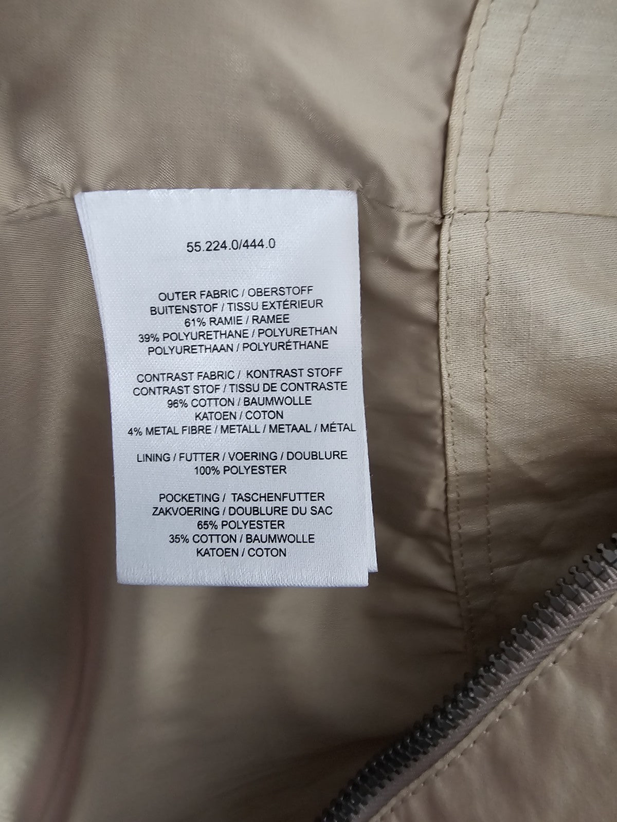 EK9172 Damen Trenchcoat von Creenstone, Beige, Gr. 444
