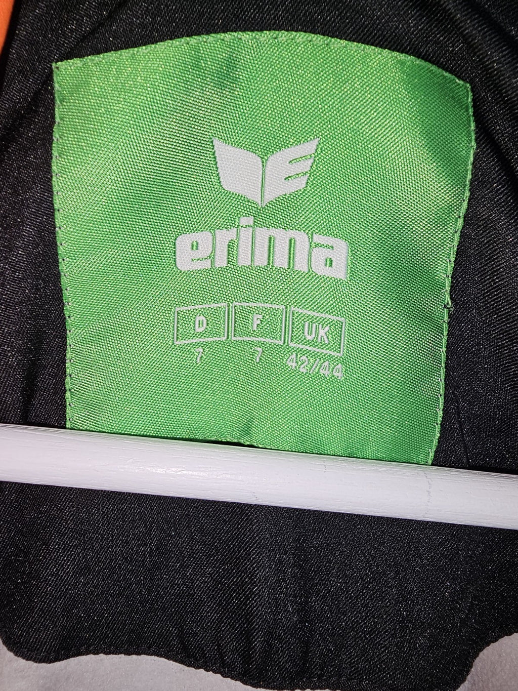 EK7682 Herren 2in1 Trainingsjacke von Erima, Schwarz/Orange, Gr.443