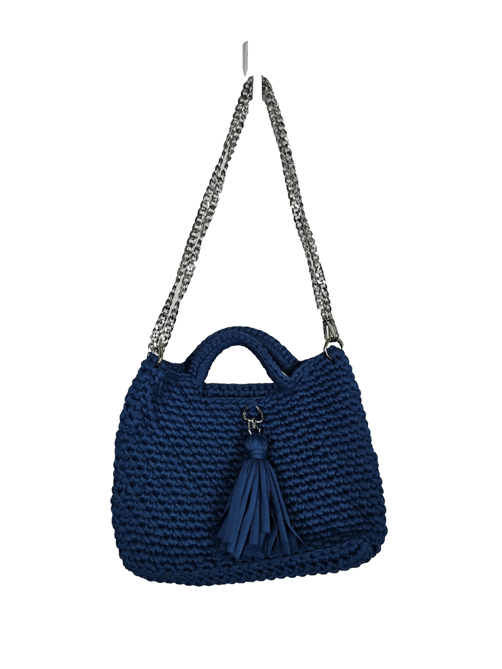 EK7846 Damen Handtasche Selbstgemacht, Blau/türkis0