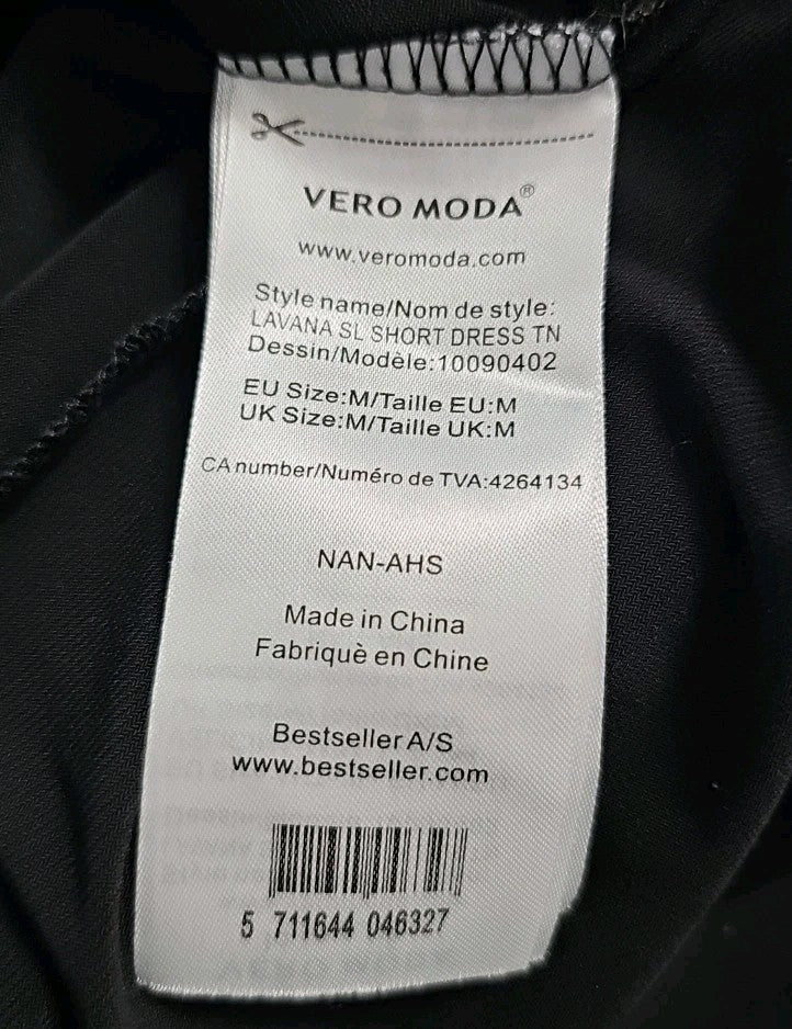 EK10874 Damen Kleid von Vero Moda, schwarz, Gr.M5