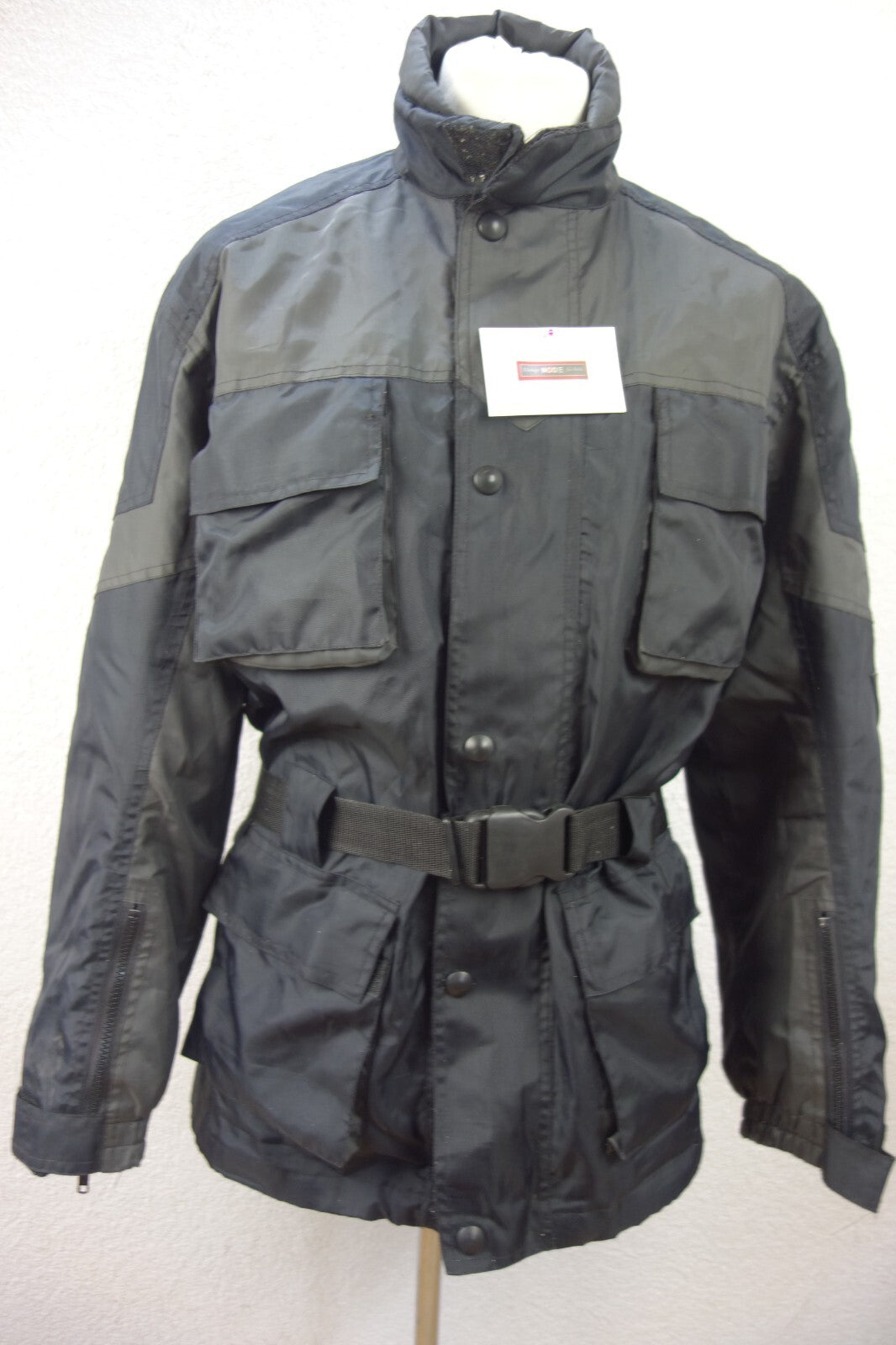 EK4030 Motorradjacke von Levior Collection, schwarz/grau, GR. L/XL0