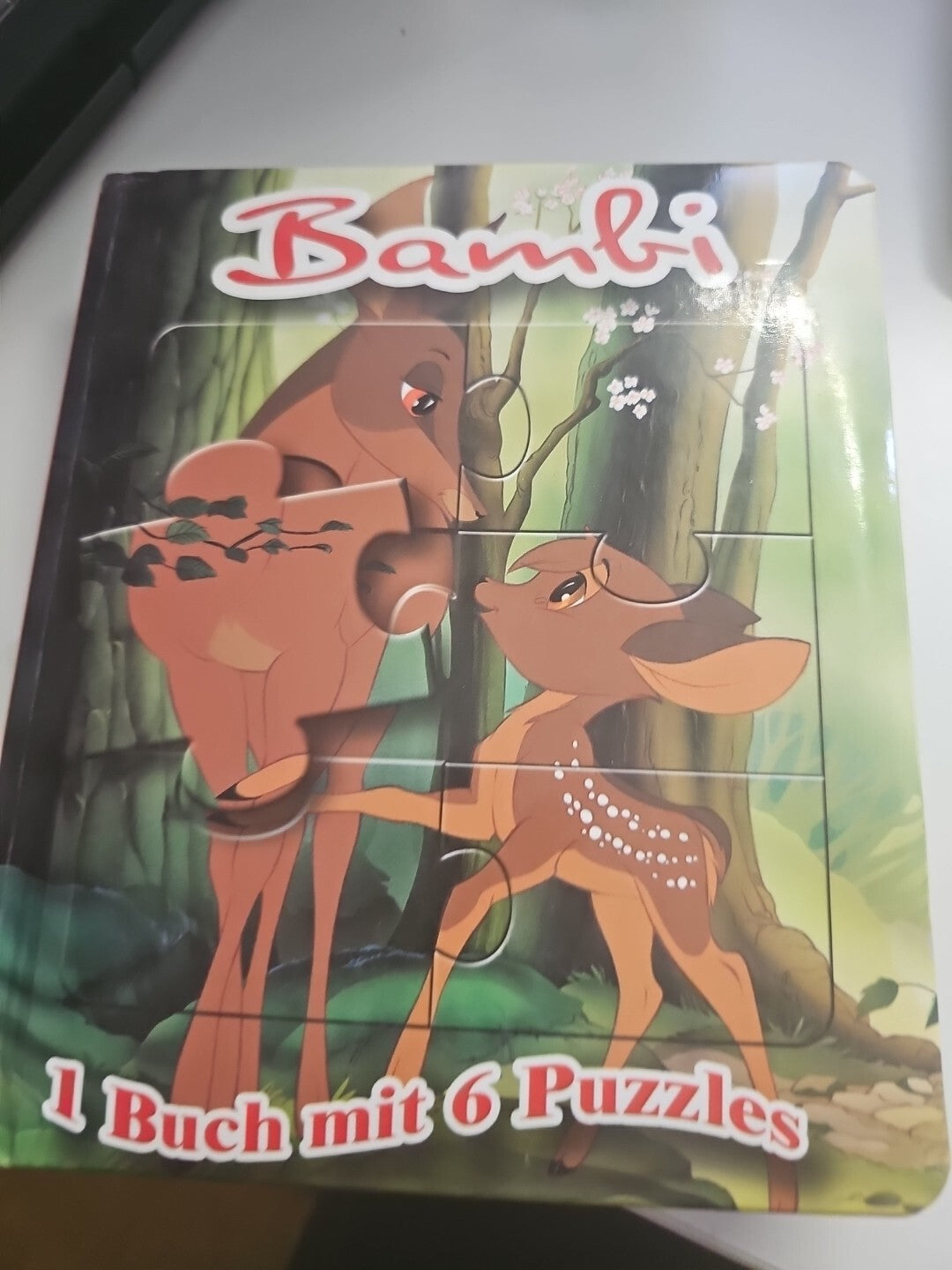 EB 670 Bambi 1 Buch mit 6 Puzzles0