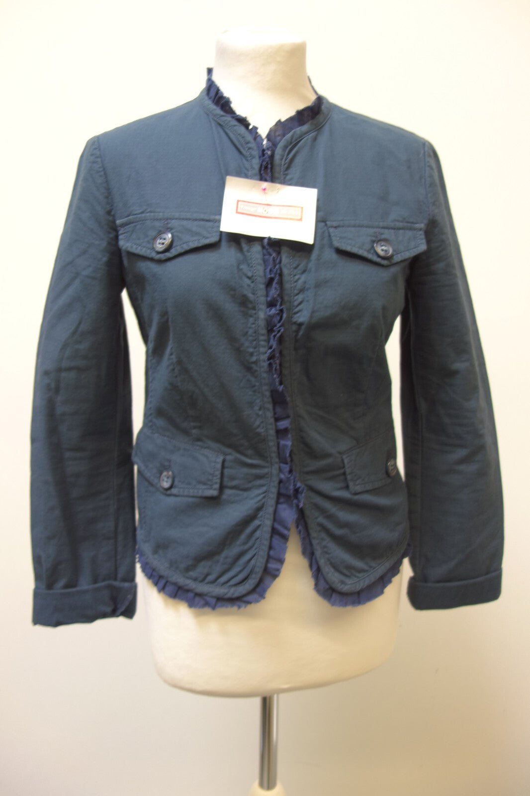 EK2231 Damen Jäckchen von Benetton, dunkelblau, Gr. 360