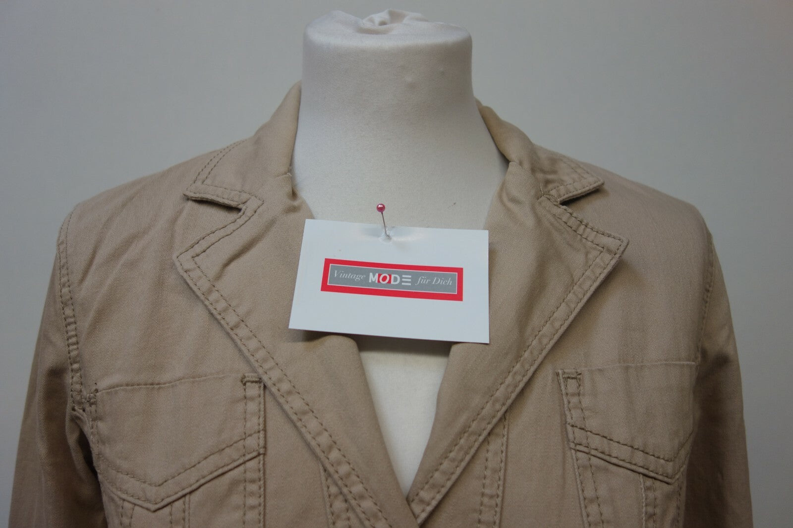 EK0441 Damen Jacke von Tom Tailor, beige, 361