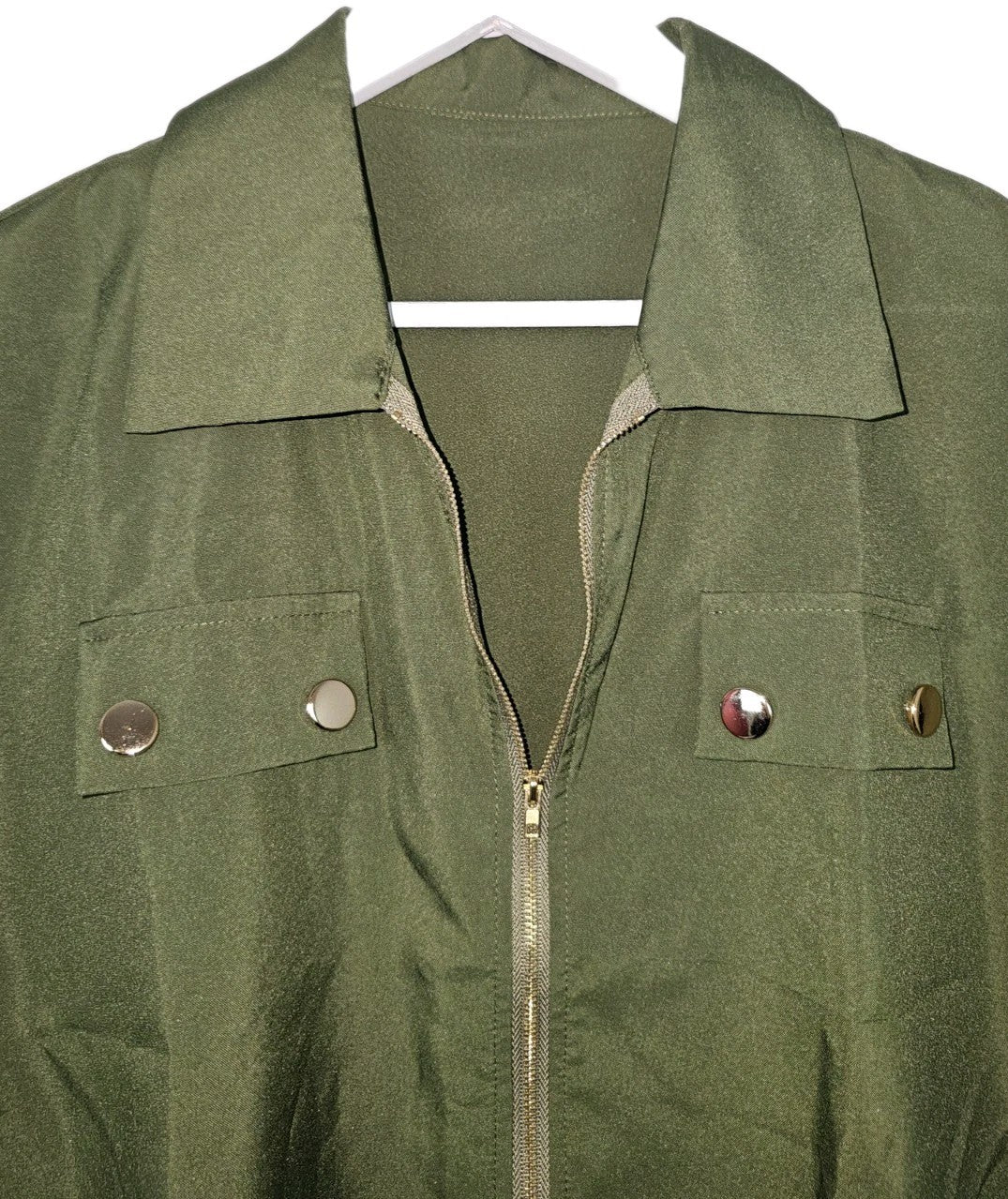 EK10968 Damen Bluse, grün, Gr.L1