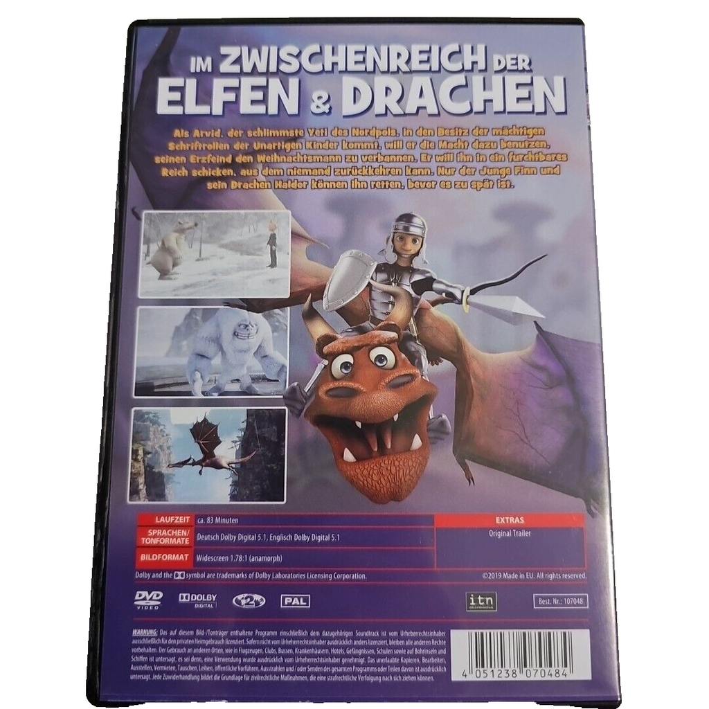 EB2438 Im Zwischenreich der Elfen & Drachen * DVD *  Animationsfilm1