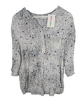 EK8264 Damen Bluse Gr44 ,Markenlos ,Blumenmuster0