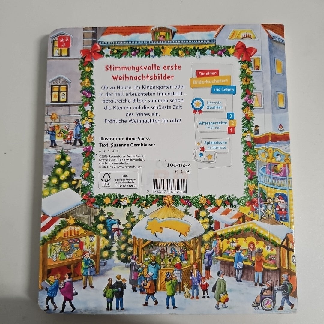 EB1549 Sachen suchen-Frohe Weihnachten von Susanne Gernhäuser (2016, Kartonbuch)1