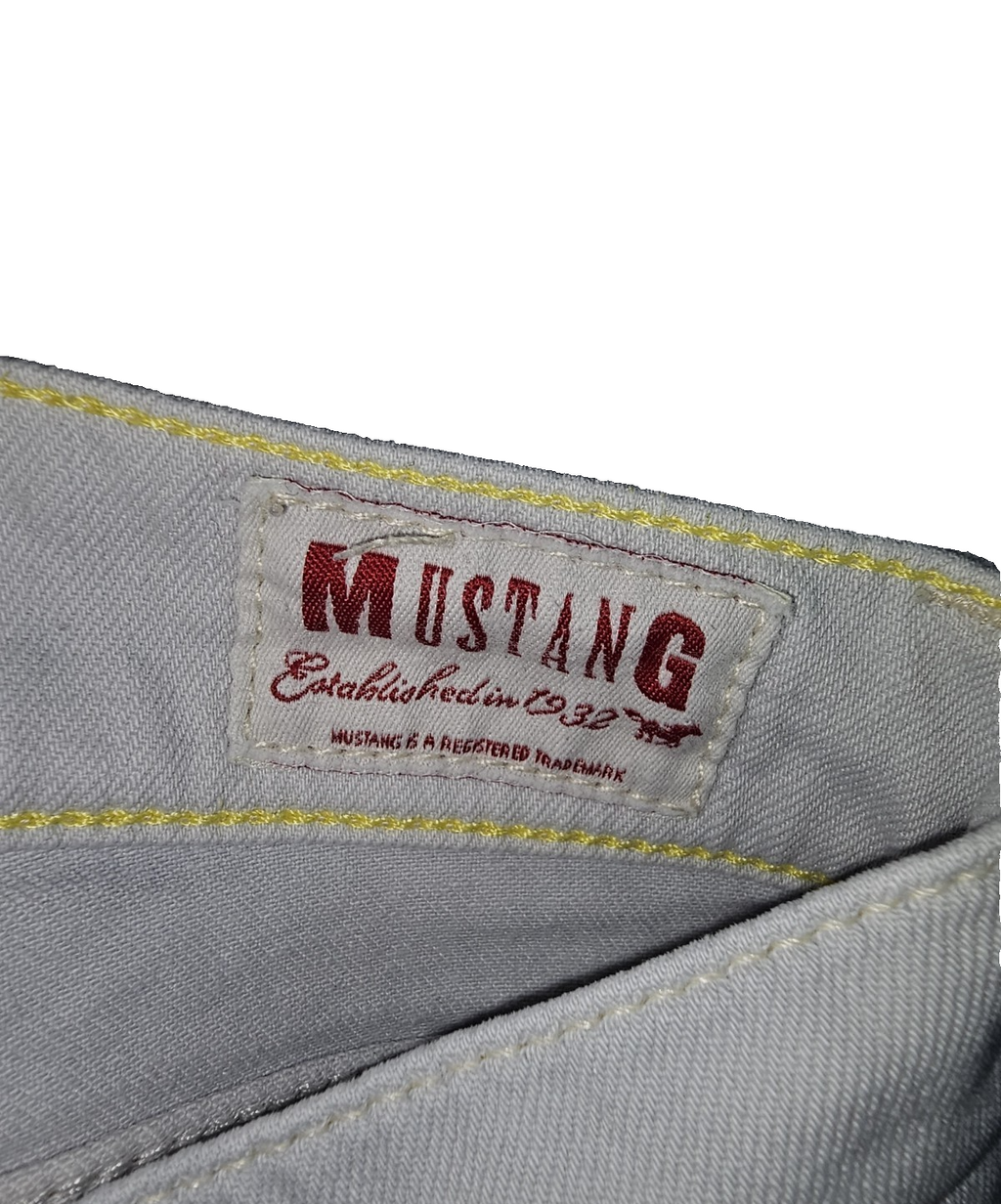 EK7551 Damen Jeans von Mustang, hellgrau-weiß, Gr.28/322