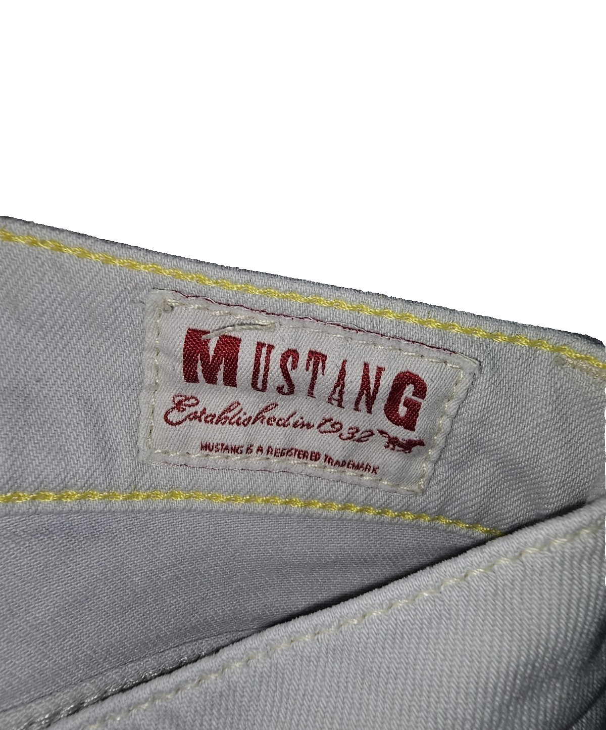 EK7551 Damen Jeans von Mustang, hellgrau-weiß, Gr.28/322