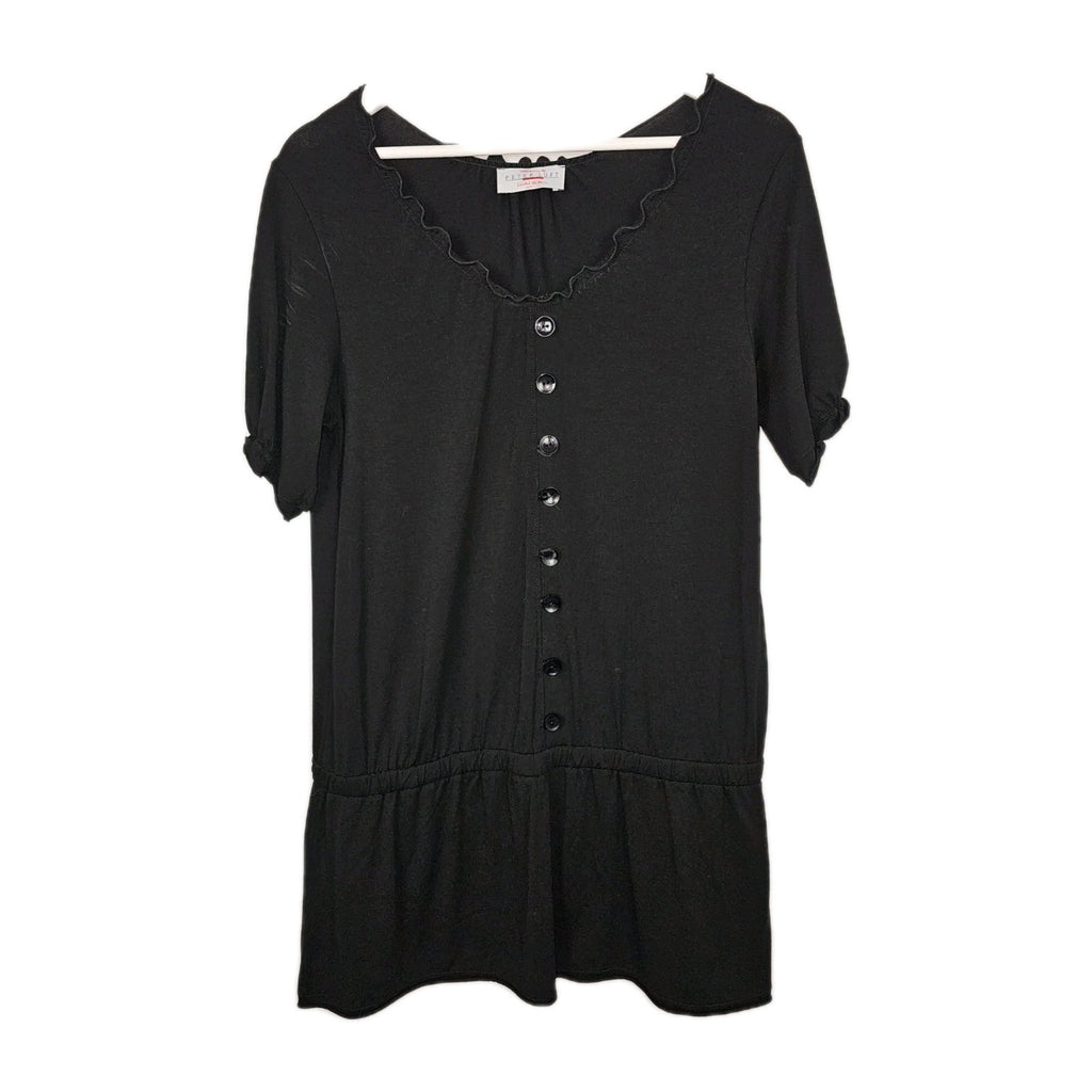 EK9415 Damen Kleid von Peter Luft, schwarz, Gr.L (Größentabelle) 0
