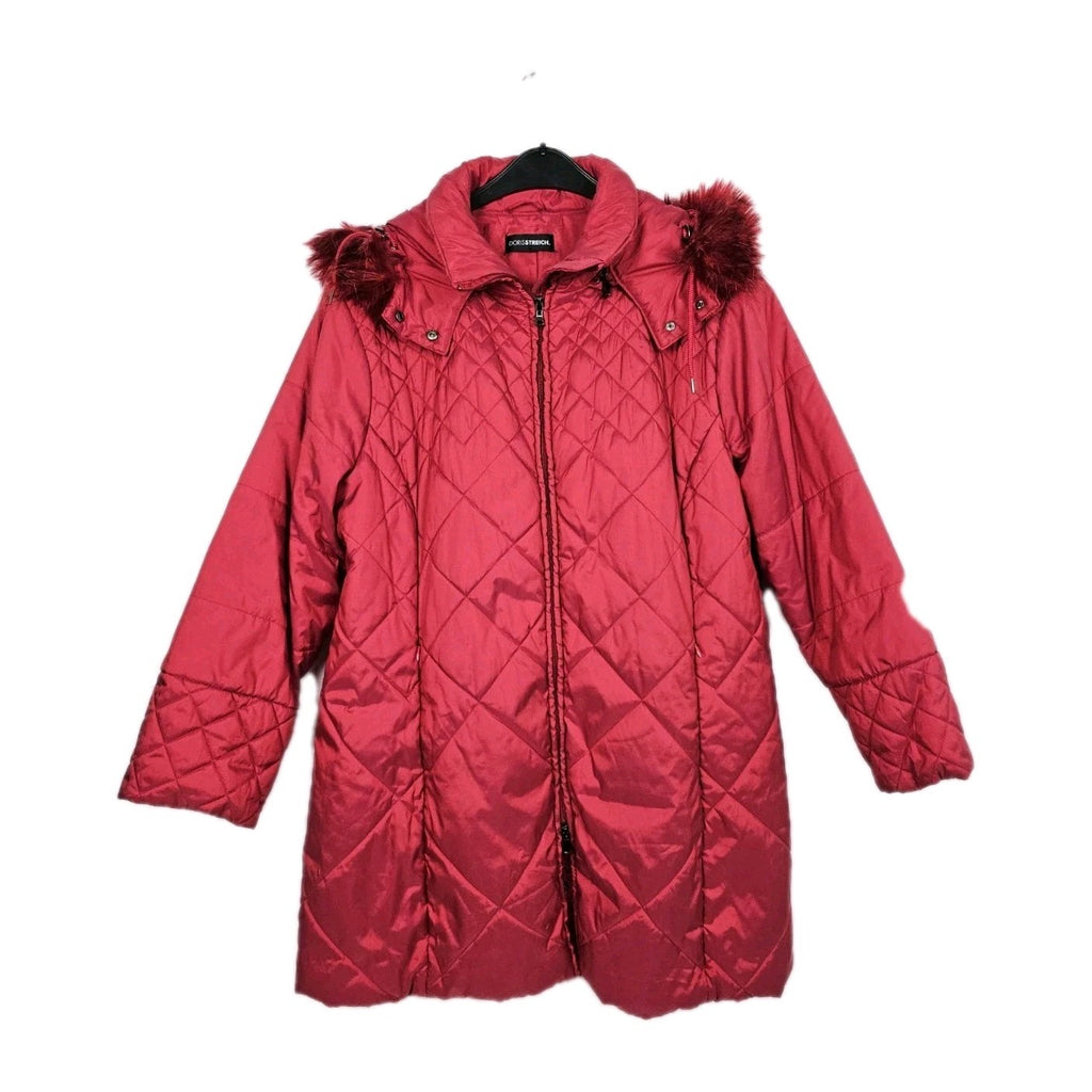 EK10445 Damen Winterjacke von Doris Streich, Rot, Gr. 460