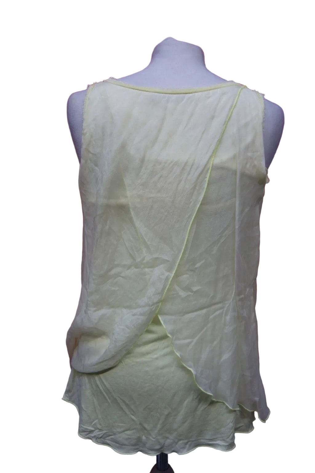 EK0031 Damen Top von Hallhuber, gelb in S2
