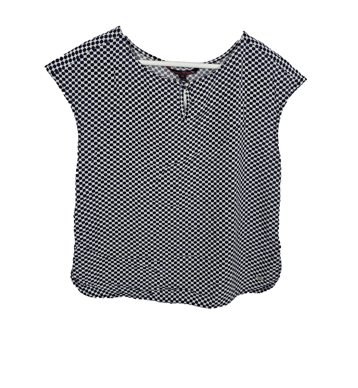 EK8380 Damen Bluse von Tom Tailor, Blau/weiß, Gr. XS0