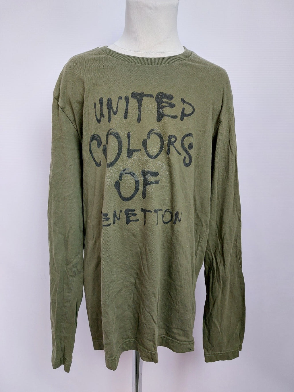 EK2477 Kinder Langarmshirt von United Colors of Benetton, grün, Gr. 1700