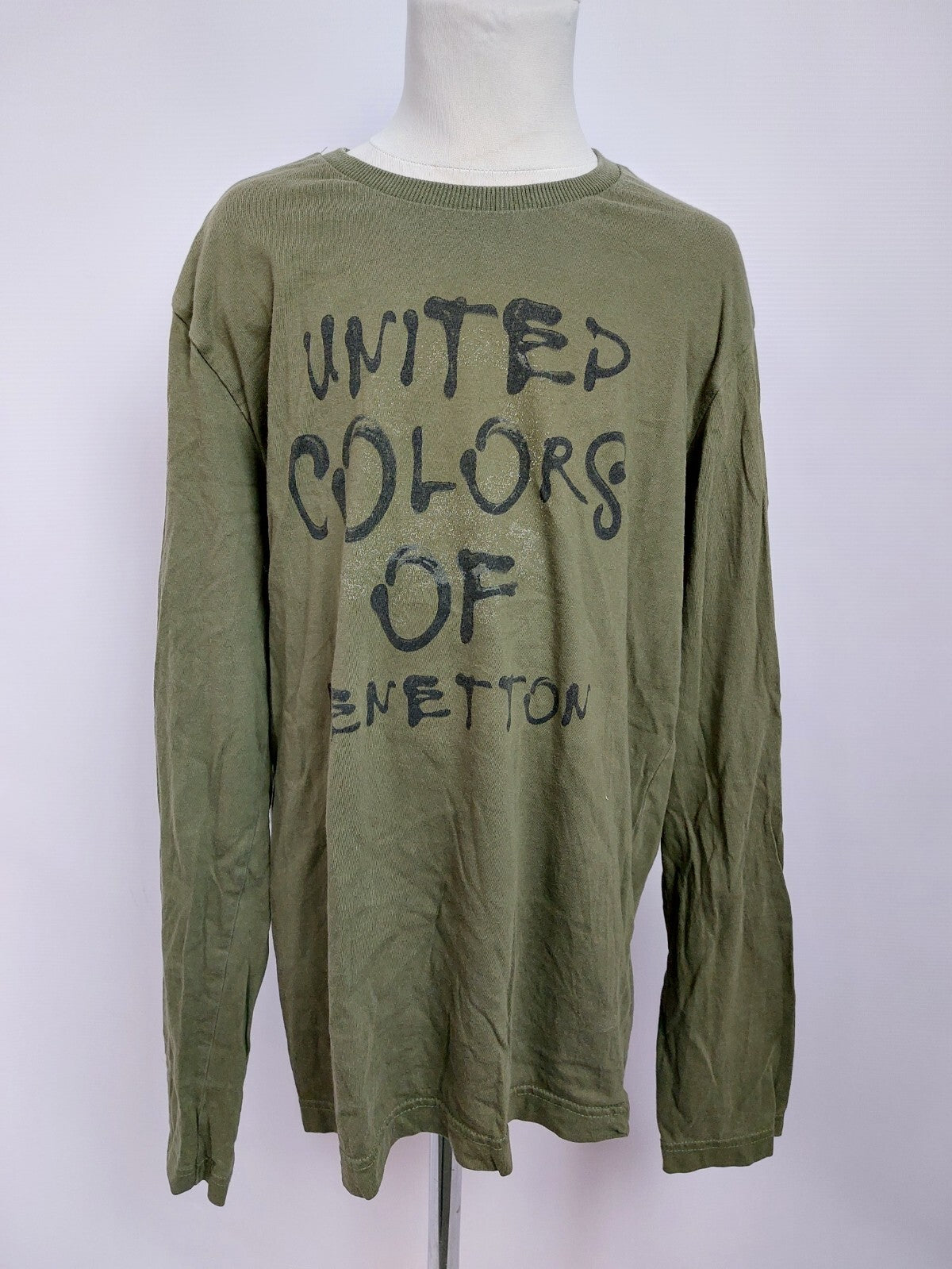 EK2477 Kinder Langarmshirt von United Colors of Benetton, grün, Gr. 1700