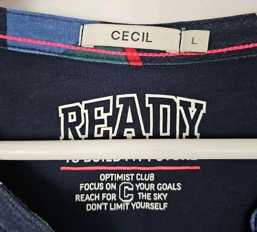 EK4340 Herren Pullover Cecil Gr.L Blau1