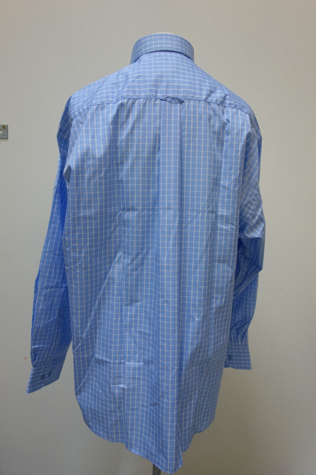 EK1887 Herren Hemd von Peter Andrew, blau kariert, Gr. 63