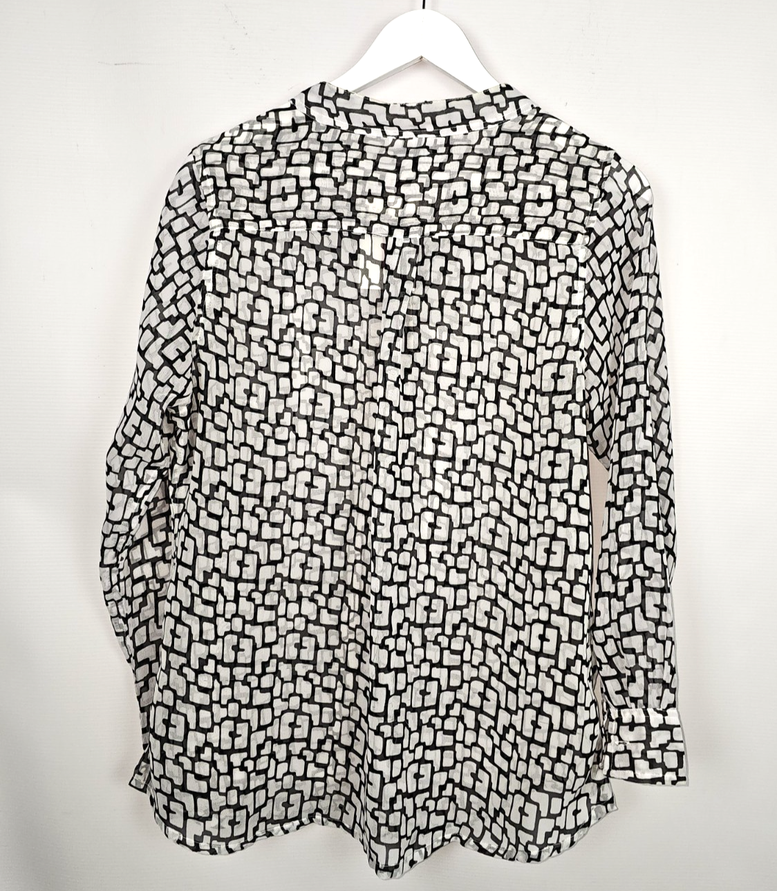 EK7809 Damen Bluse von Gina Benotti, schwarz-weiß, Gr.L3