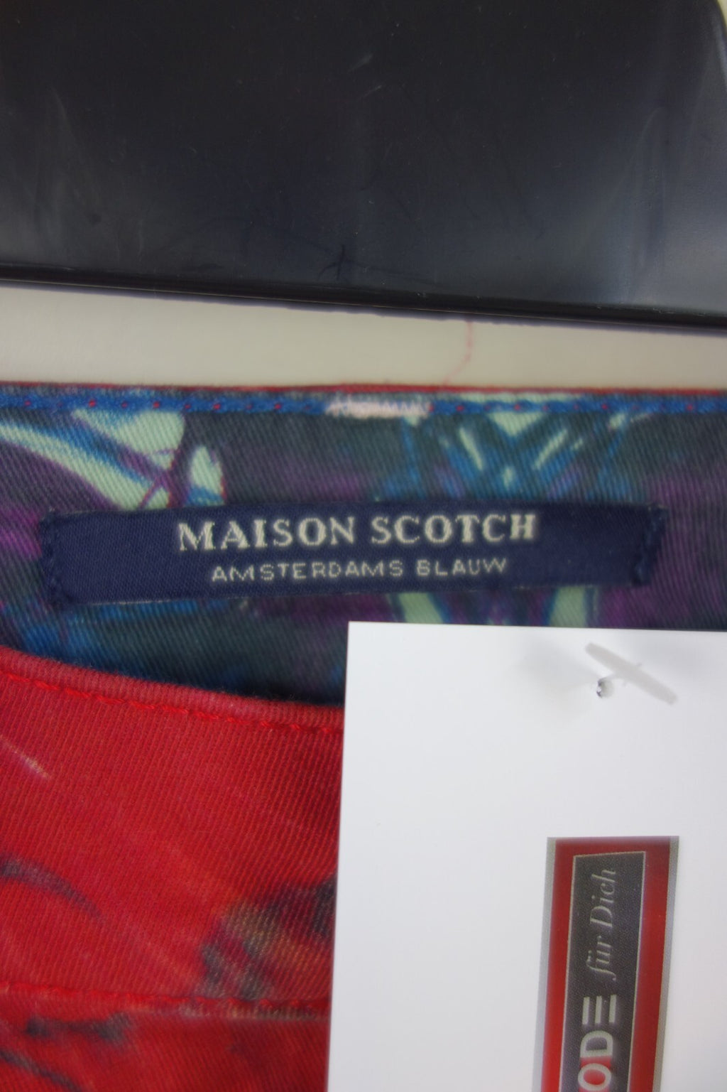 EK2644 Damen Hose von Maison Scotch, rot, Gr. XS2