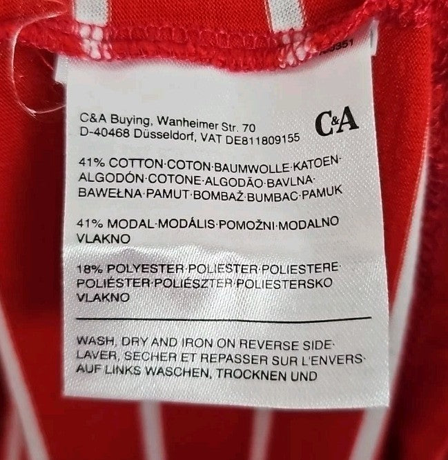 EK9812 Damen T-Shirt C&A Gr.s Rot2