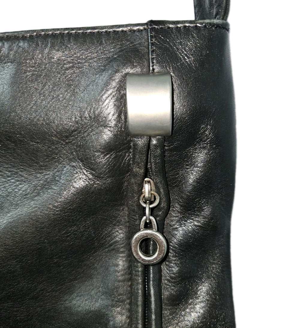 EK5696 Damen Tasche, schwarz, Mittelgroß2