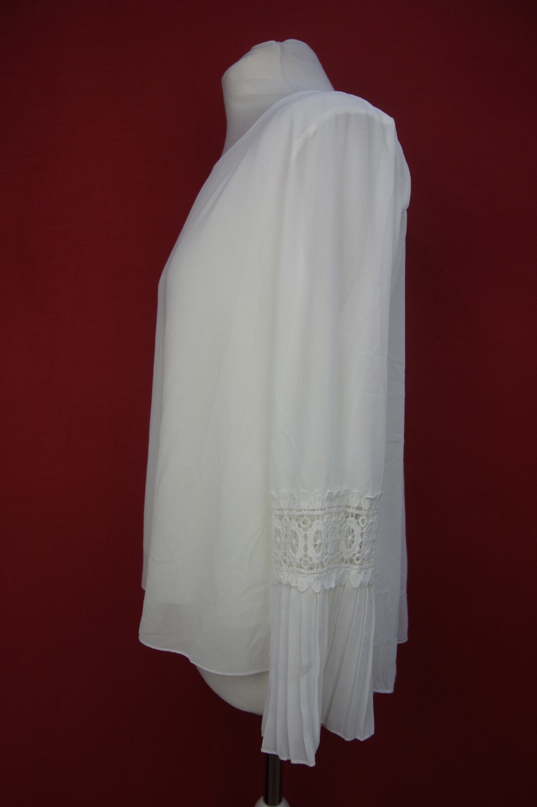 EK3929 Damen Bluse, weiß, Gr.M (nach Größentabelle)4