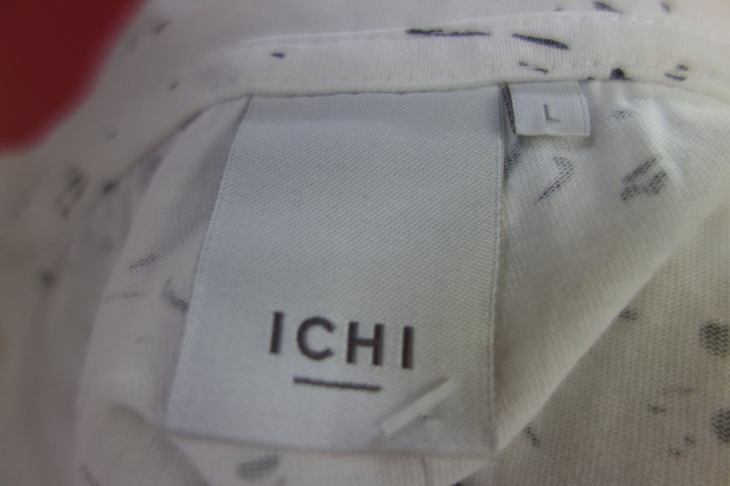 EK2131 Damen Shirt von Ichi, weiß/schwarz, Gr. L4