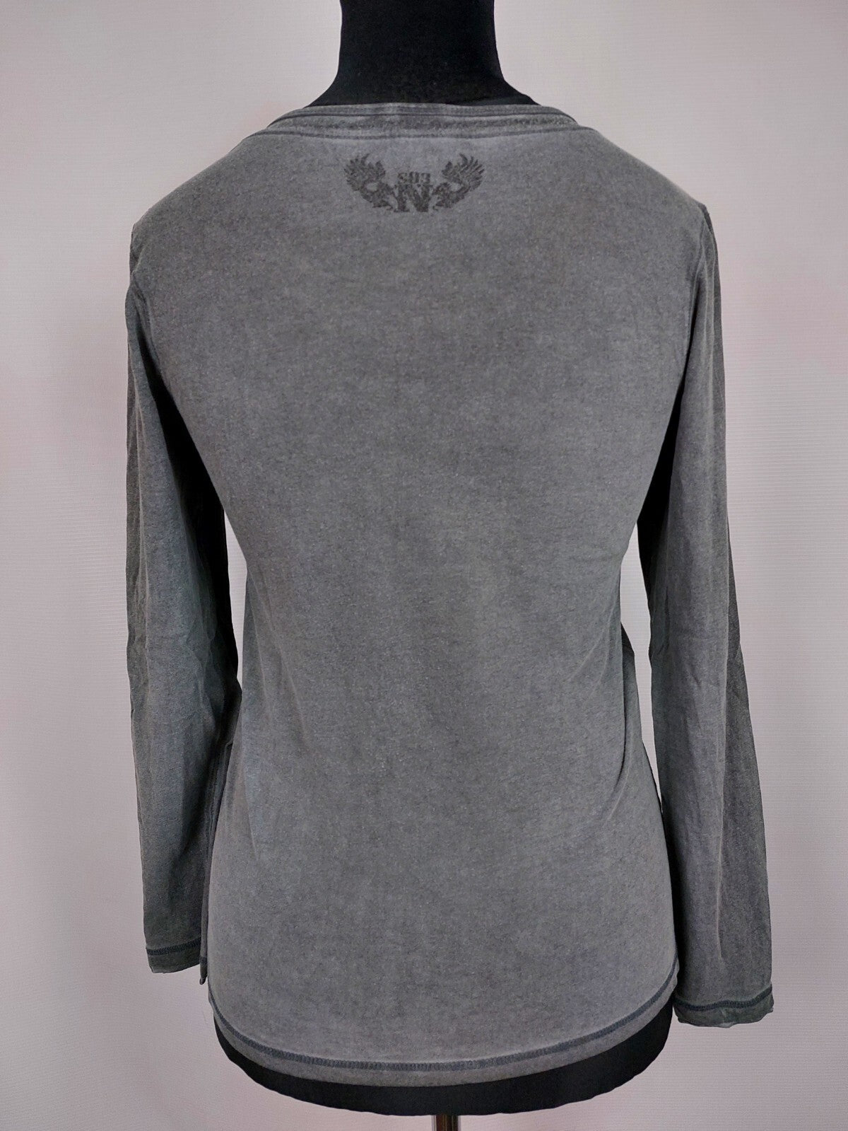 EK1423 Damen Langarmshirt von Nile, grau, Gr.L2