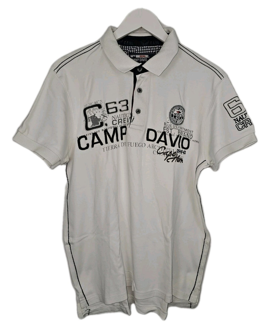 EK9973 Herren T-Shirt von Camp David, weiß, Gr.L0