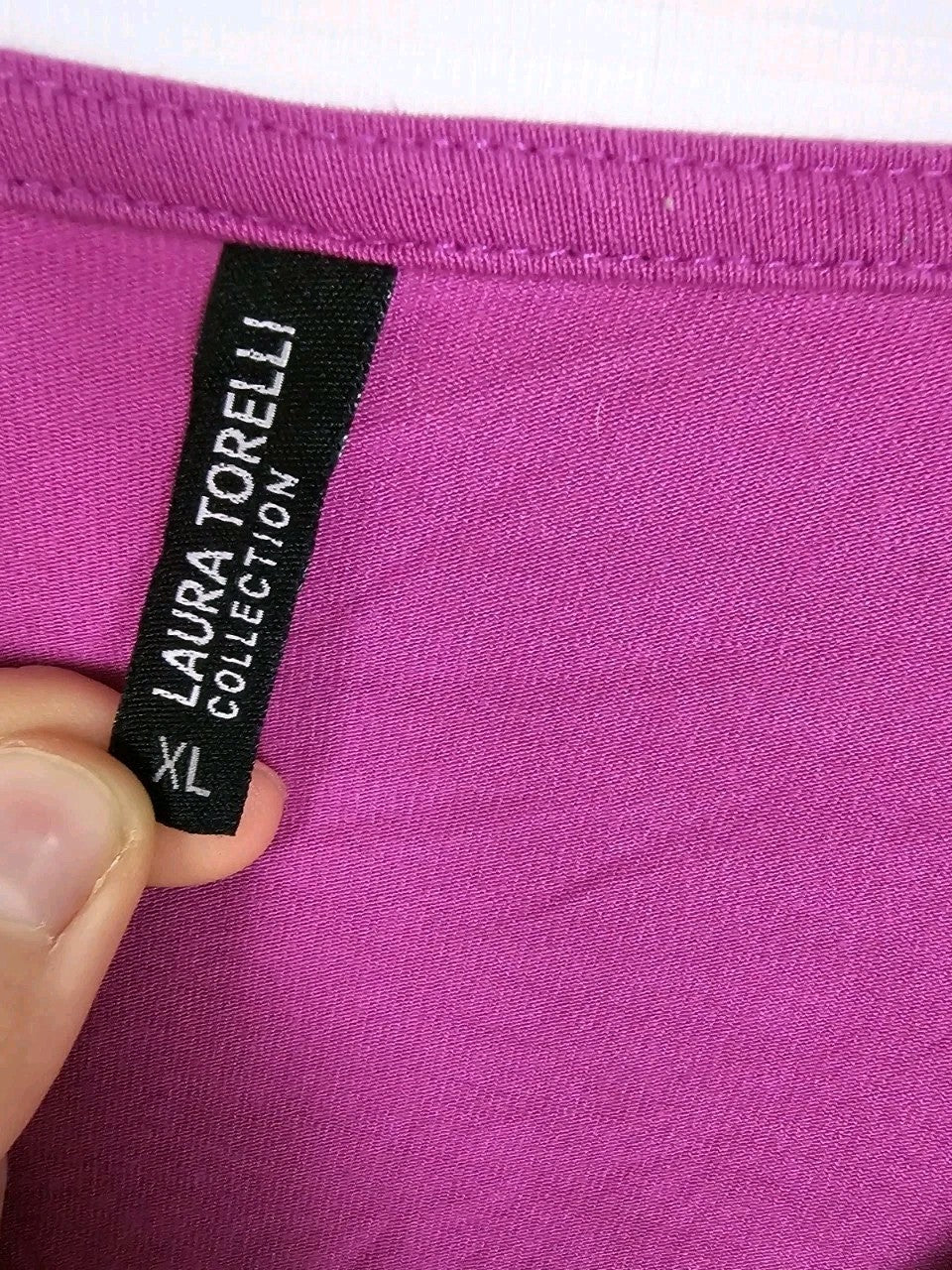 EK10373 Damen Pullover von Laura Torelli, Lila, Gr.XL1
