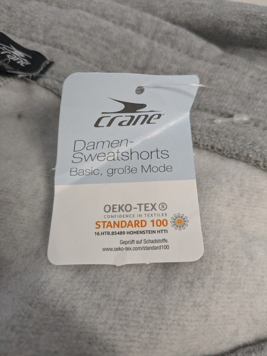 EK5251 Damen Sweatshorts von Crane, grau, Gr. 2XL1