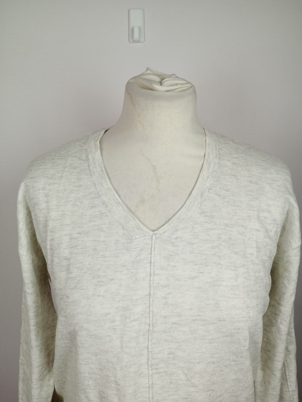EK5176 Damen Pullover von Etam, weiß/grau, Gr. XS1