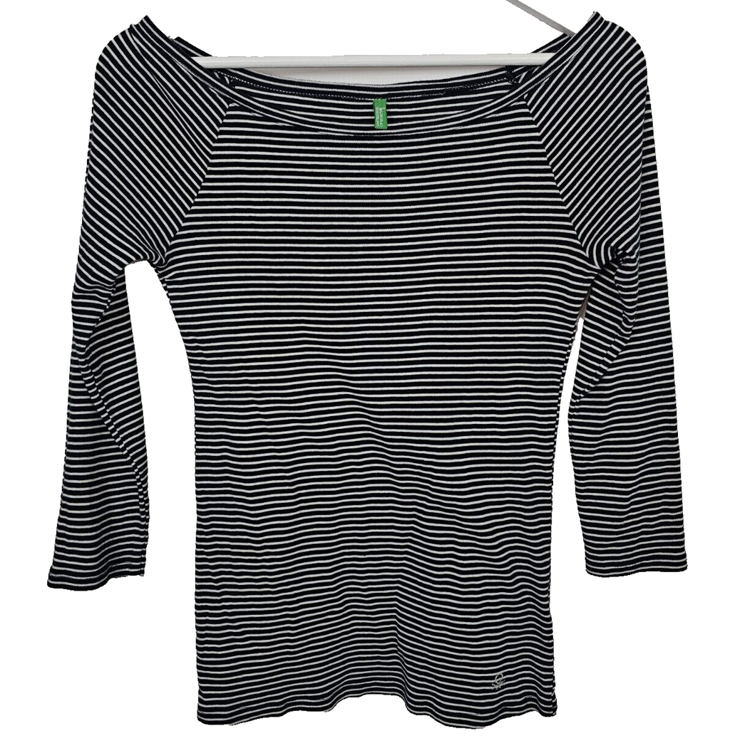 EK6704 Damen Sweatshirt von United Colors Of Benetton, Schwarz, Gr.M0