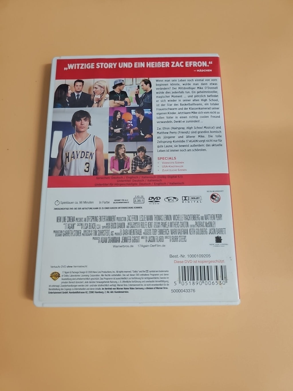 17 Again Film Liebe-Romantik-Drama-Liebeskomödien DVD 411