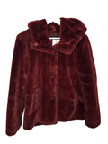 EK7281 Damen Jacke von C&A, Felljacke, rot, Gr.360