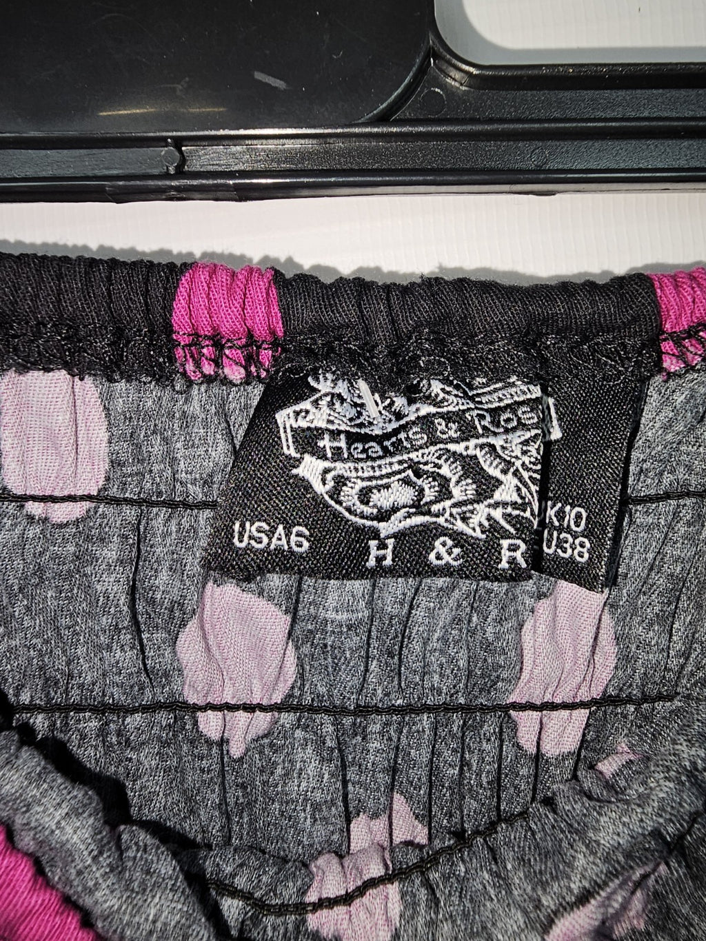 EK4544 Damen Kleid von Hearts & Roses, Schwarz/pink, Gr.383