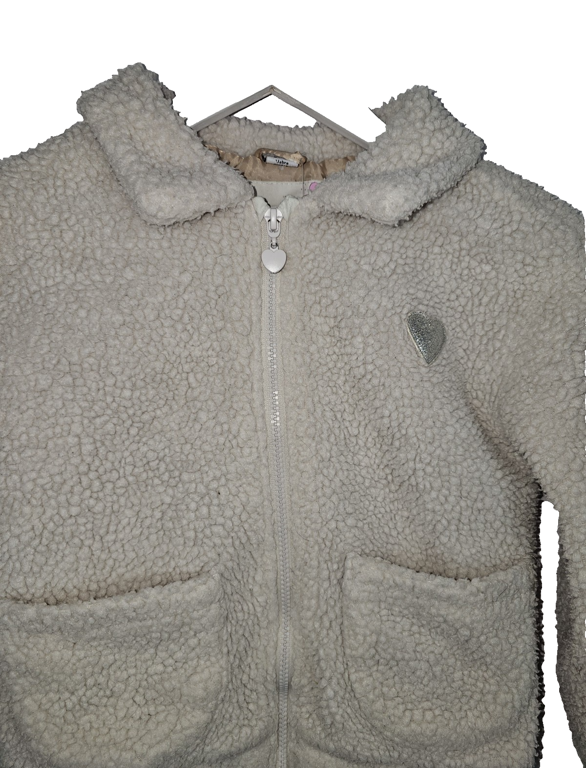EK7838 Mädchen Jacke von dopo dopo, Beige, Gr. 1281