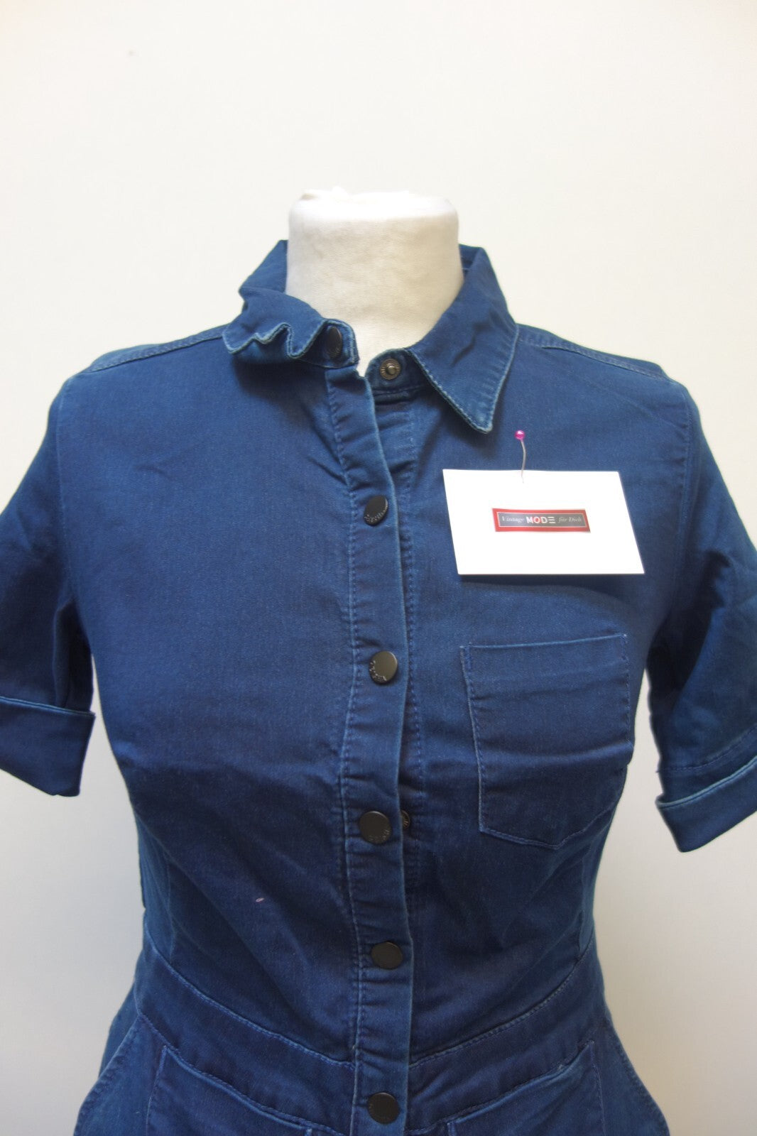 EK3501 Damen Jeanskleid von Geisha, dunkelblau, Gr. XS1