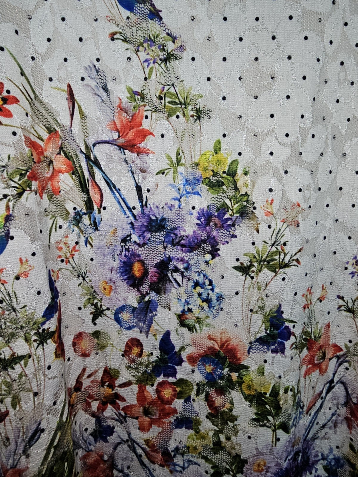 EK10270 Damen Shirt von Lavelle, weiß mit Blumenmuster, Gr.401