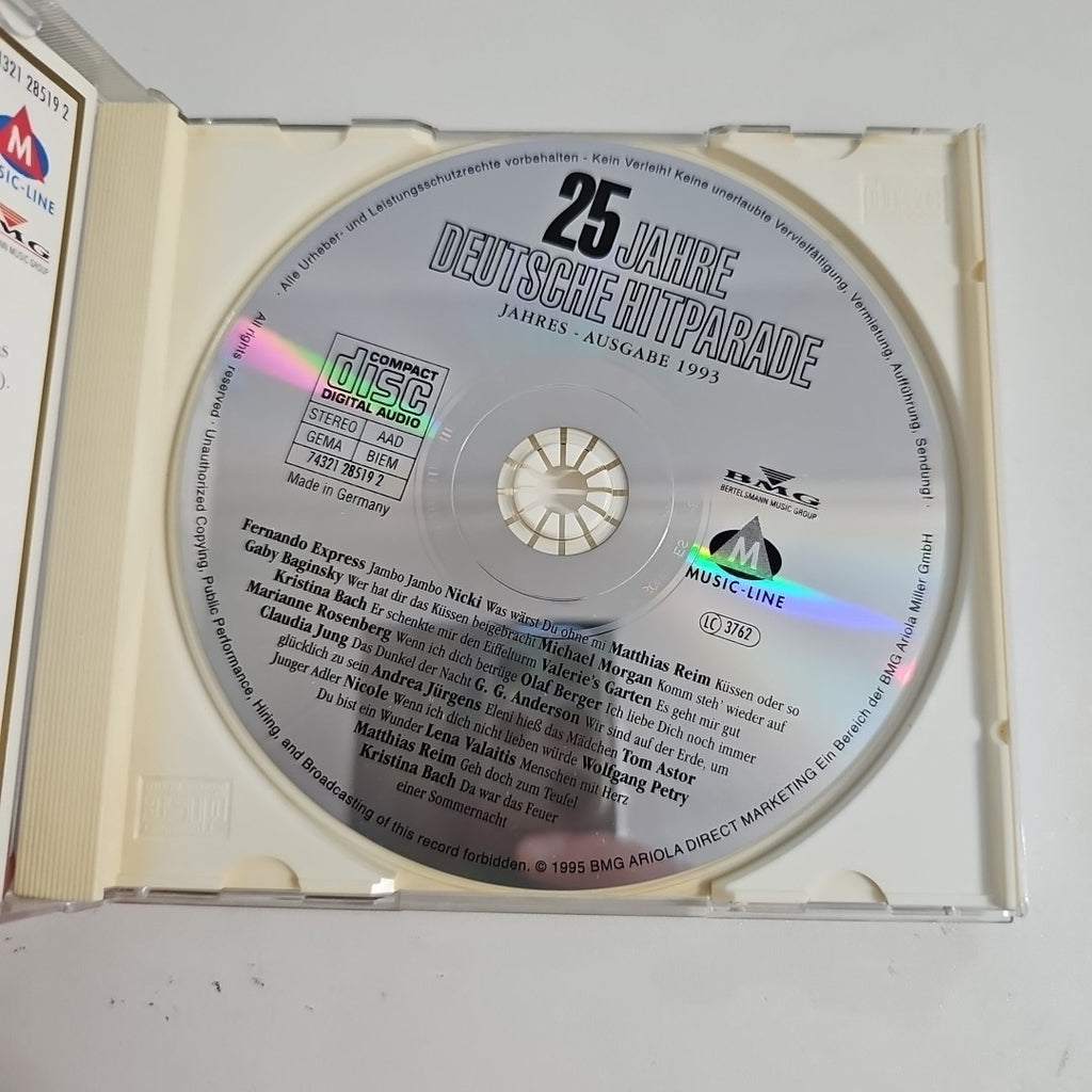 EB3150 25 Jahre Deutsche Hitparade 1993 / CD gebraucht gut1
