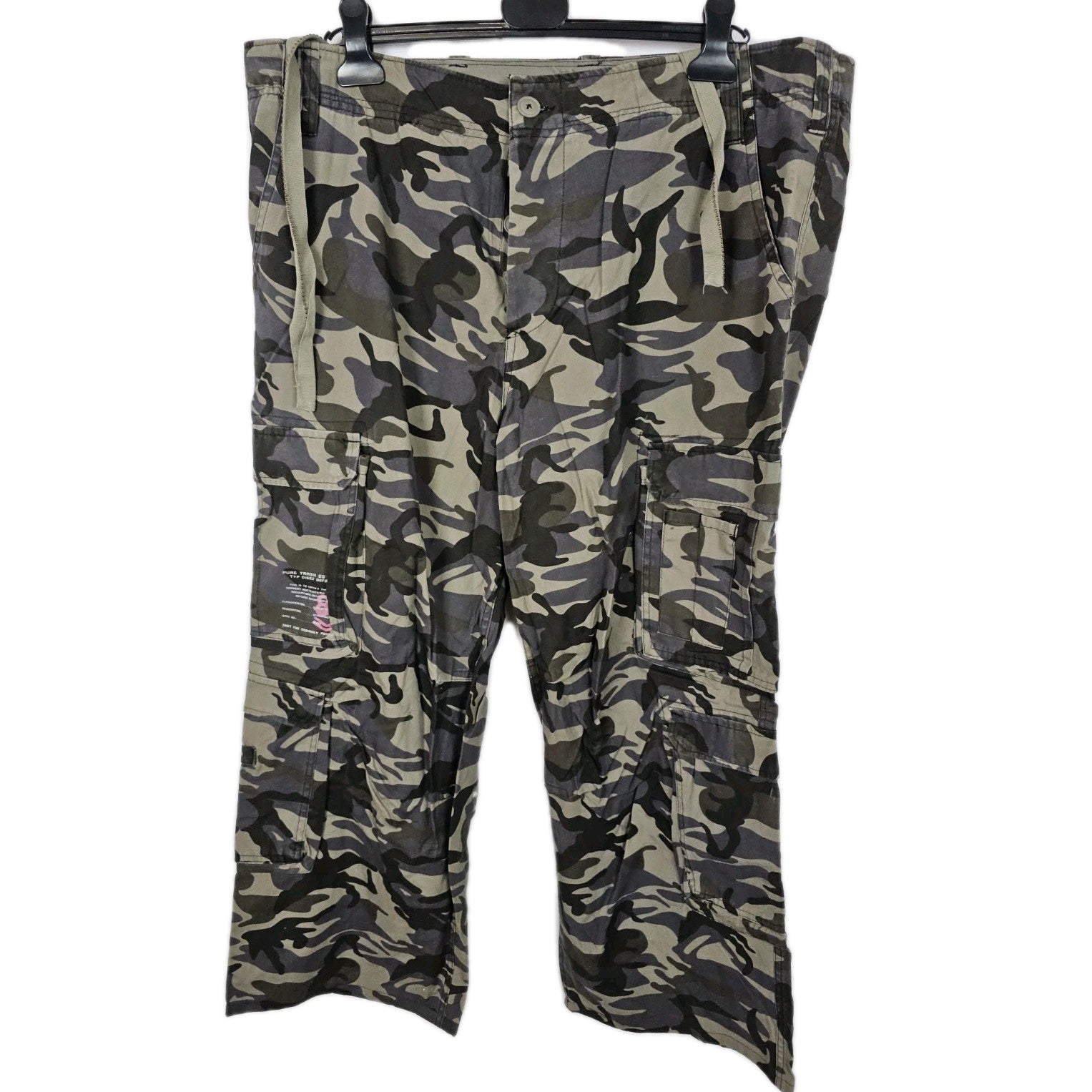 EK7289 Herren Hose Pure Trash Gr.3XL Camoflasch Grau0